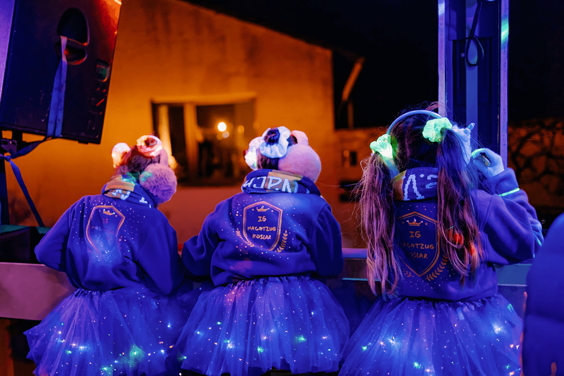 Auch die Kleinen sind dabei